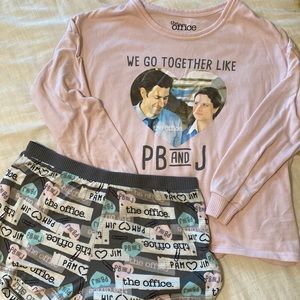 The Office themed PJ set
